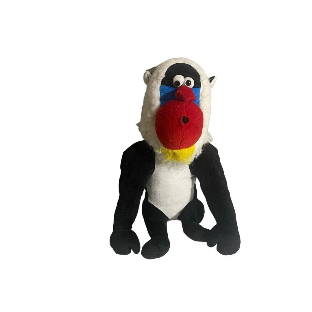 Vintage  lion king disney store rafiki plush 1993 Stuffed toy 16” Ultra RARE